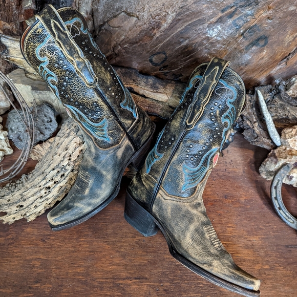 Dan Post 'steel heart' cowboy boots 6.5M - Picture 9 of 14